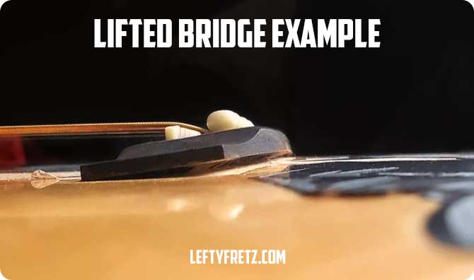 Acoustic Guitar Bridge Lifting