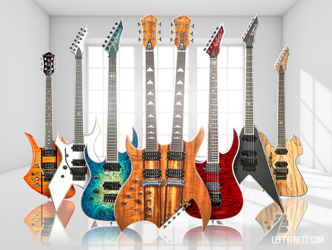 BC Rich Left Handed Guitars