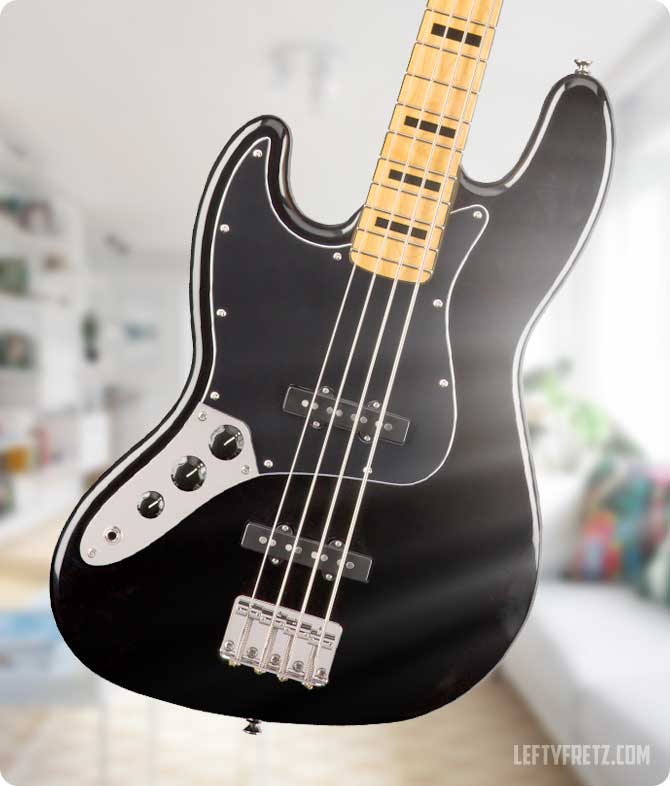 Beginner Left Handed Jazz Bass