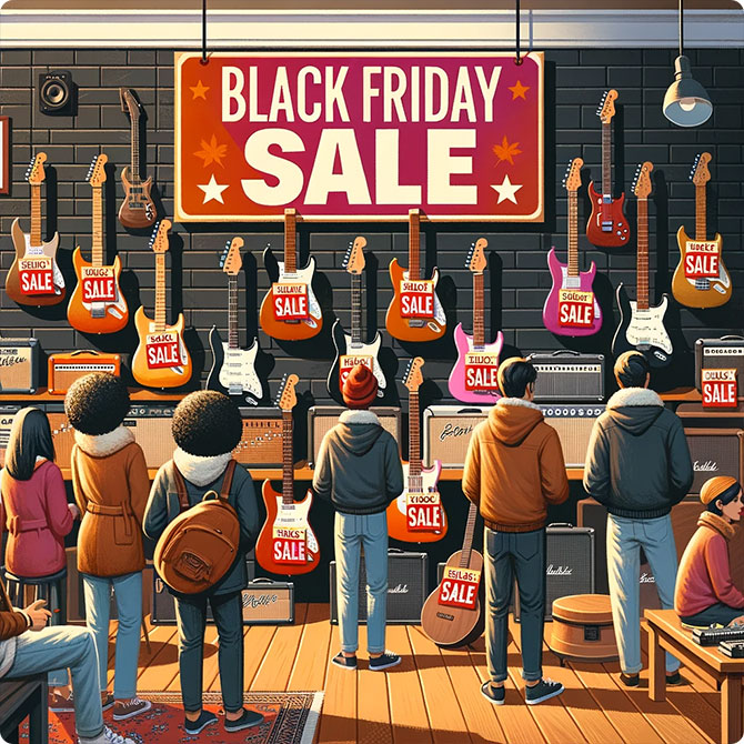 Black Friday Guitar Sale