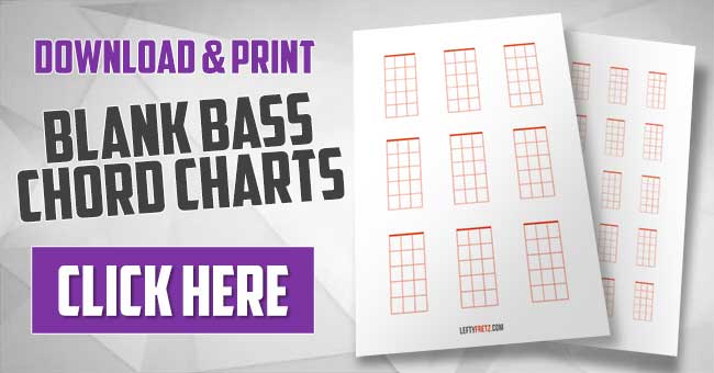 Blank Bass Chord Chart