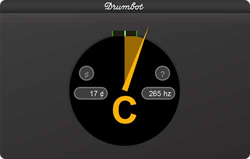 Drumbot Website Guitar Tuner