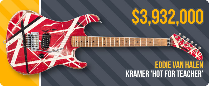 Eddie Van Halen Hot For Teacher Kramer