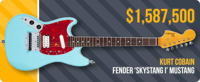 Kurt Cobain Fender Skystang I Mustang