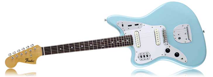 Fender Left Handed FSR Jaguar Daphne Blue