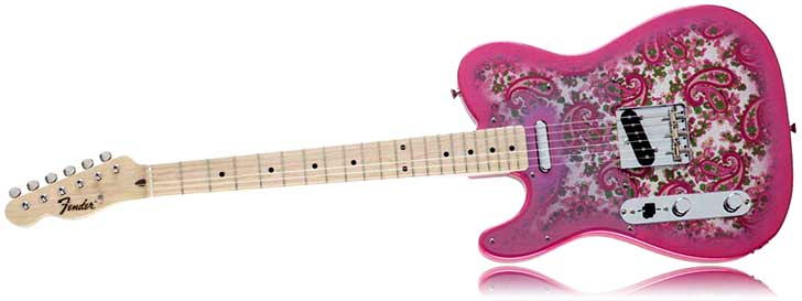 Fender Left Handed Pink Paisley Telecaster