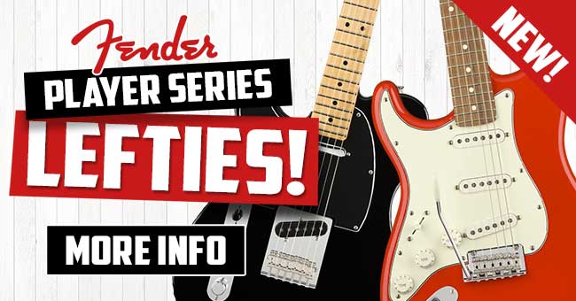 Fender Left Handed Player Series Guitars Bass