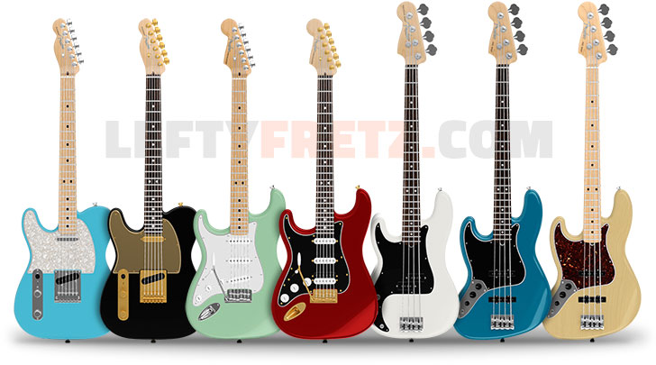 Fender Mod Shop Left Handed Guitars