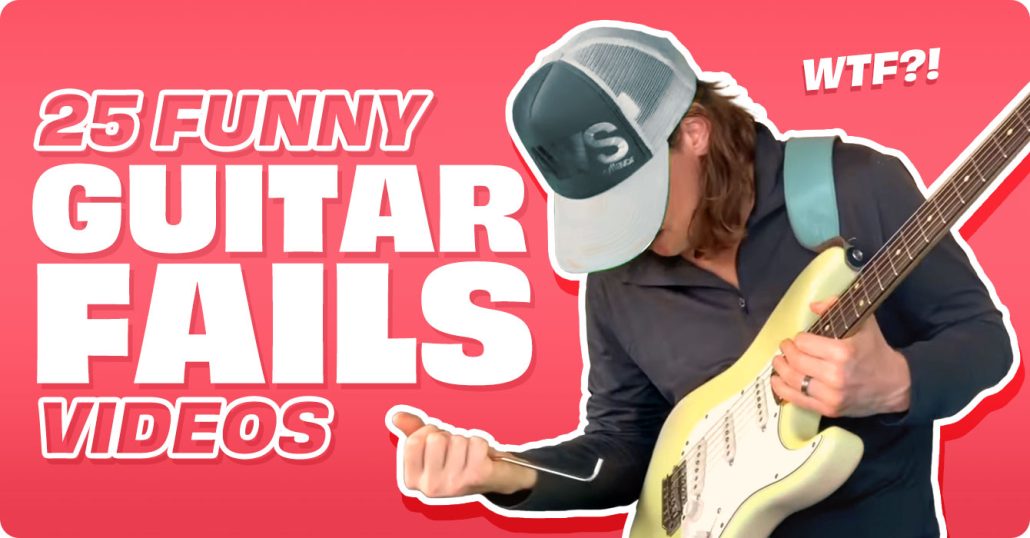 funny guitar fails videos