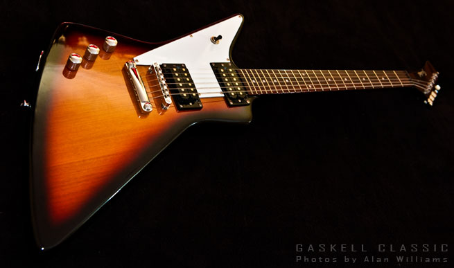 Gaskell Classic I Left Handed Explorer Guitar Lefty