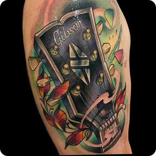 Gibson Guitar Tattoo