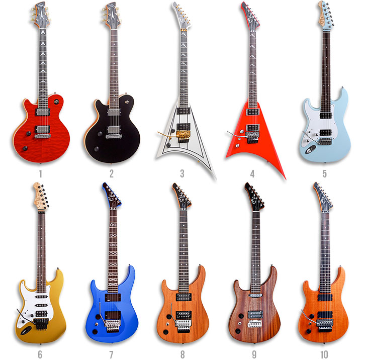 Left Handed Guitars GJ2 by Grove Jackson