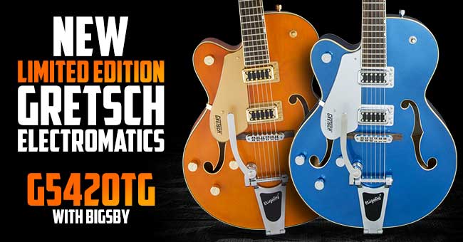 Gretsch G5420T Bigsby Left Handed Electromatic Guitars