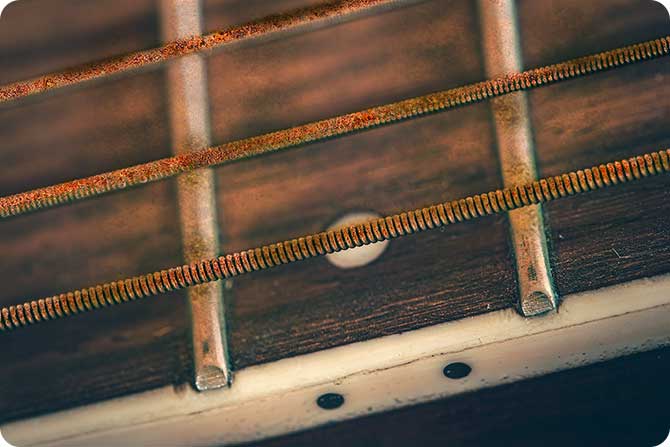 Guitar String Rust