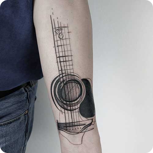 Guitar Tattoos Ideas