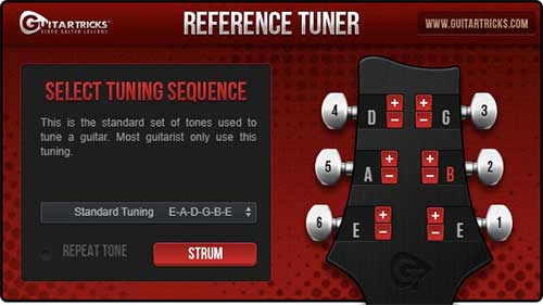 Guitar Tricks Tuner