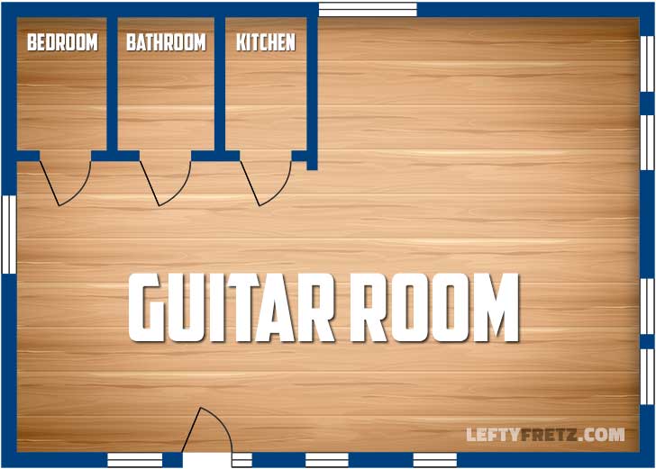 Guitar Room Apartment Floorplan