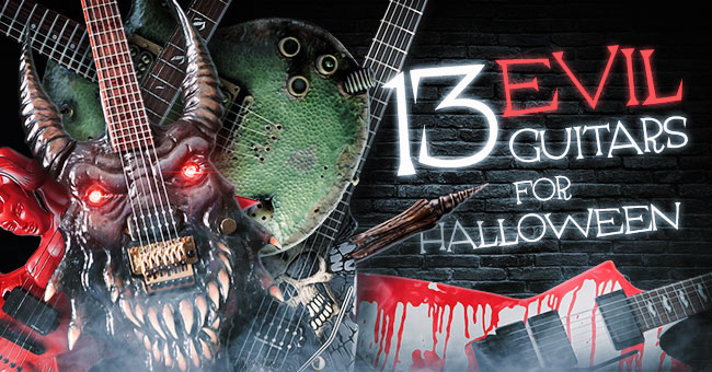 13 Evil Guitars For Halloween