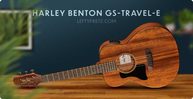 Harley Benton GS-Travel-E Left Handed Acoustic