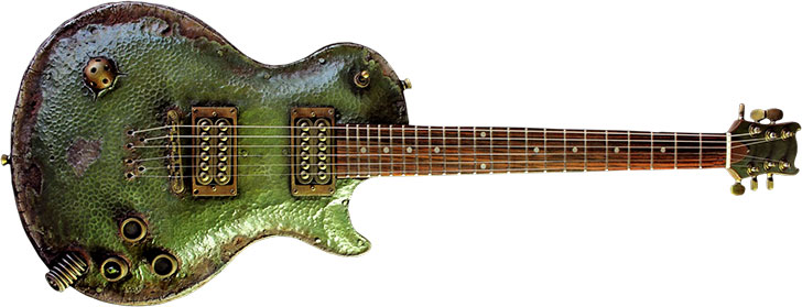 Hutchinson Nurgle Steampunk Guitar