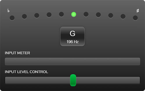 JamyPlay Free Online Chromatic Guitar Tuner