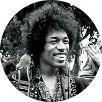 Jimi Hendrix Left Handed