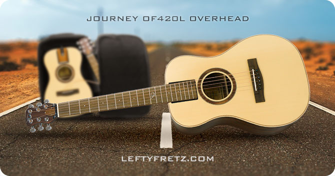 Journey OF420L Overhead Left Handed Travel Guitar