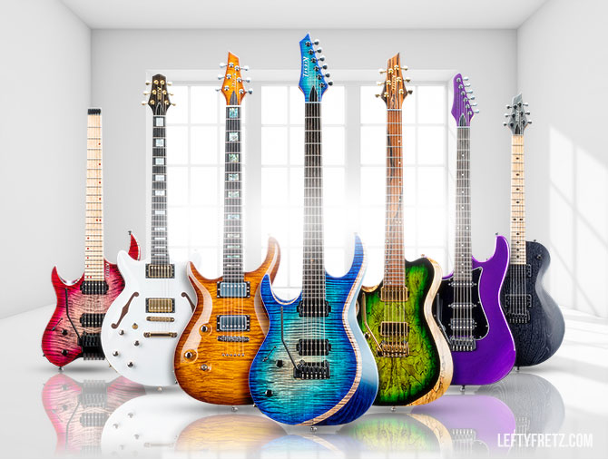 Kiesel Left Handed Guitars