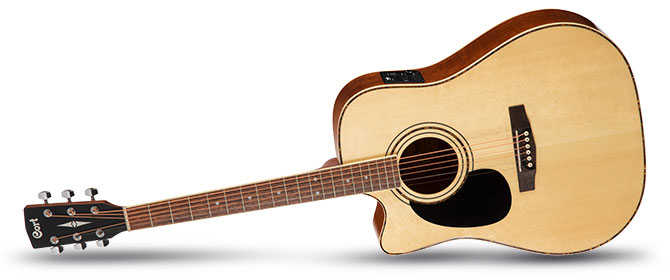 Left Handed Cort AD880CE Acoustic