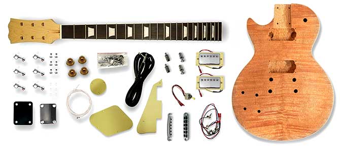 Left Handed DIY Single Cut Guitar Kit