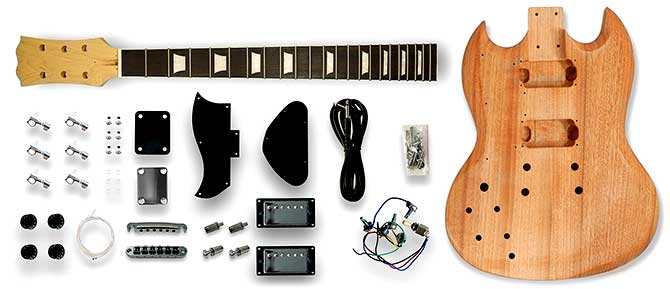 Left Handed DIY SG Guitar Kit