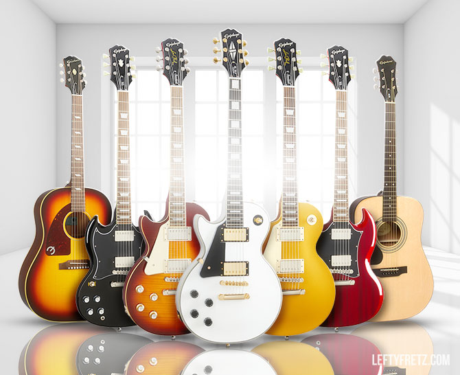 Left Handed Epiphone Guitars