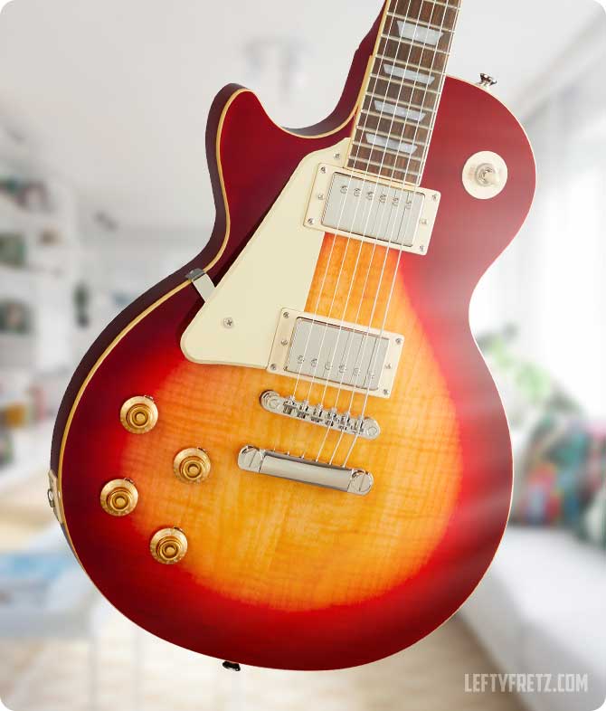 Left Handed Epiphone Les Paul Standard 50s