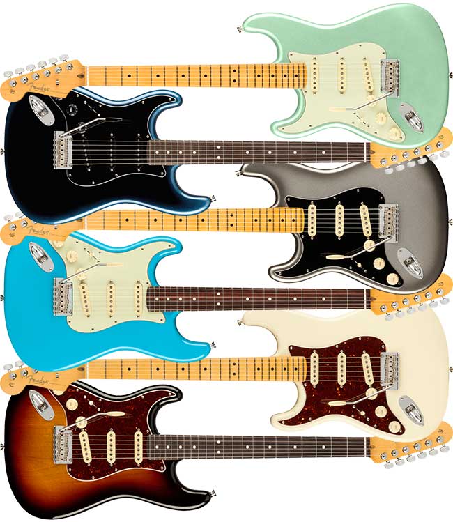 American Pro II  Left Handed Fender Stratocaster