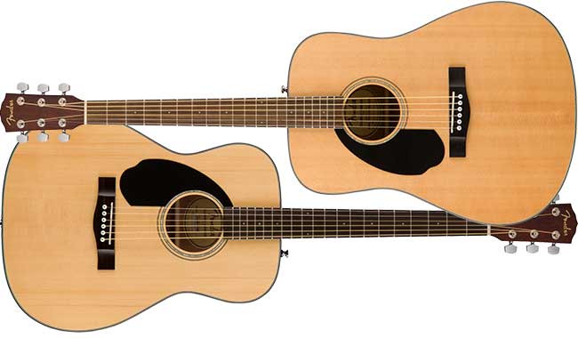 Left Handed Fender CD-60S/CC-60S Acoustics