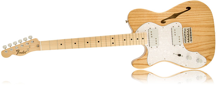 Left Handed Fender Classic 72 Thinline Telecaster