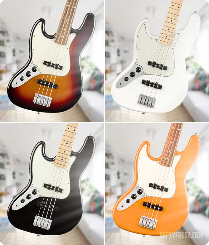 Left Handed Fender Jazz Bass