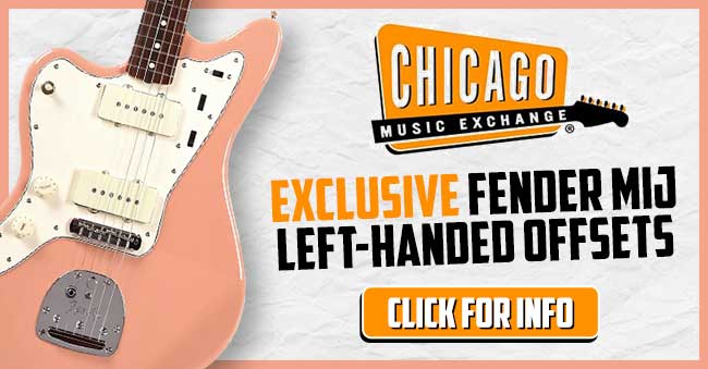 Left Handed Fender MIJ Chicago Music Exchange