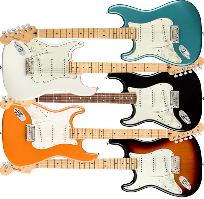 Left Handed Fender Player Stratocaster