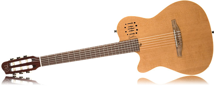 left handed Godin Multiac Nylon Encore