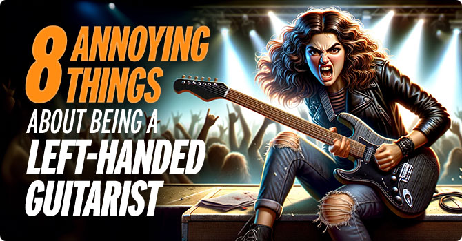 8 Left Handed Guitar Disadvantages