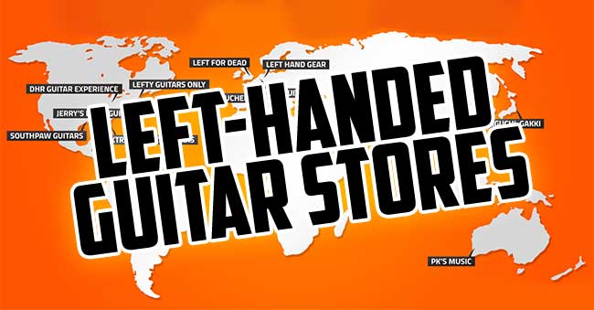 Left Handed Guitar Stores