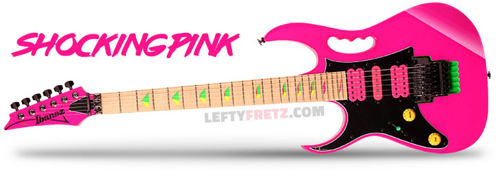 Left Handed Ibanez Jem 777 Shocking Pink