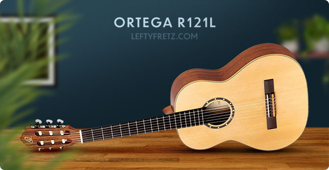 left handed ortega r121l classical guitar