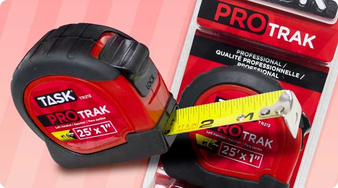 Left Handed Tape Measure