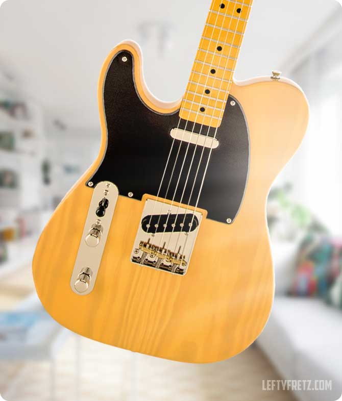 Left Handed Squier Telecaster Classic Vibe 50s