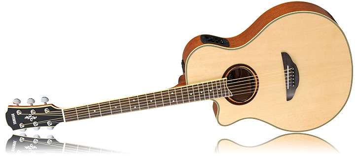 Left Handed Yamaha APX700II Acoustic Guitar