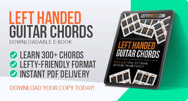 Left Handed Guitar Chords Book - Download Now!