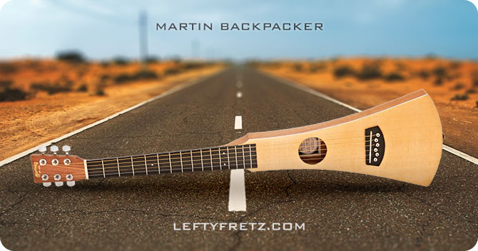 Martin Backpacker Left Handed Travel Guitar