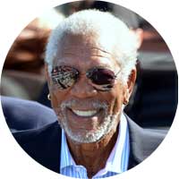 Morgan Freeman Left Handed